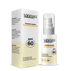 Glow SPF - Tinted Sunscreen Broad Spectrum Sunscreen, SPF 60, Ideal for all Skin Types