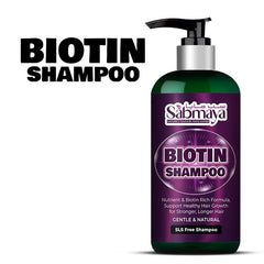 Biotin Shampoo – Hydrates Scalp, Promotes Healthy Hair Growth, Reduce Split Ends & Prevents Hair Breakage