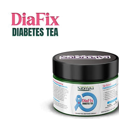 DiaFix Tea - Diabetes Tea- Controls Blood Sugar Levels, Lower Cholesterol, Helps in Weight Loss, Perfect Fit for Diabetics